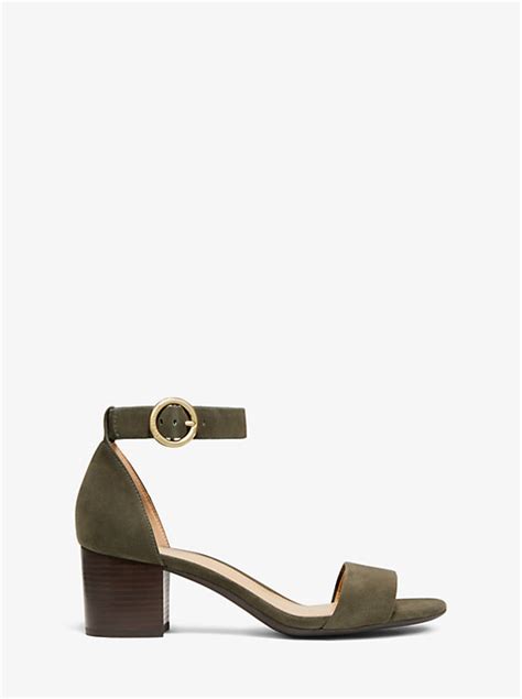 lichael michael kors lena suede sandal|Lena Leather Sandal .